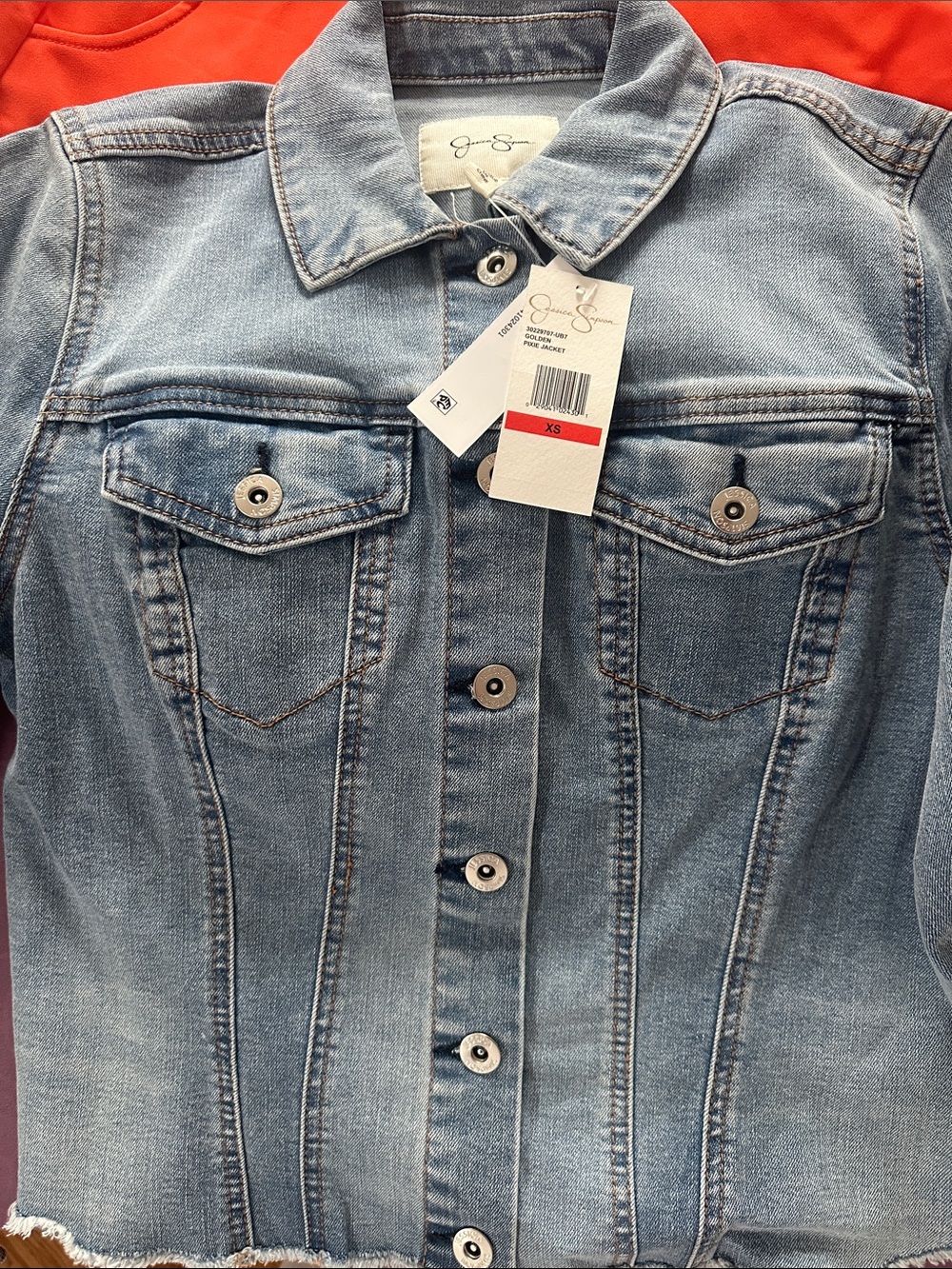 Jessica Simpson Light Blue Denim Jacket